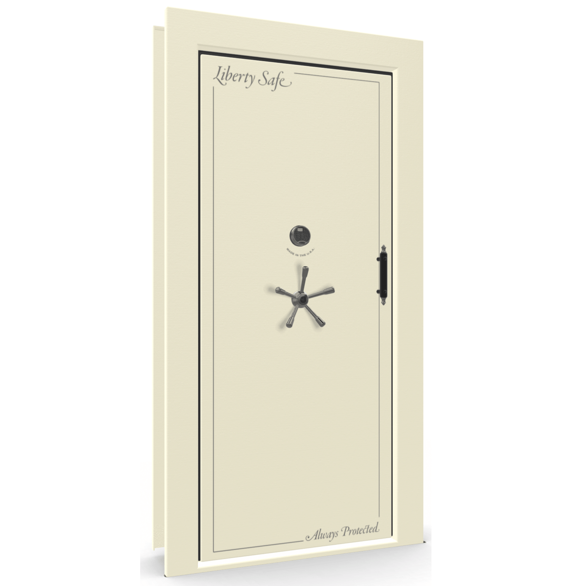 Vault Door Series | Out-Swing | Right Hinge | Champagne Gloss | Mechanical Lock